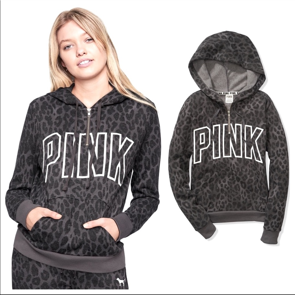 VS PINK half zip hoodie
